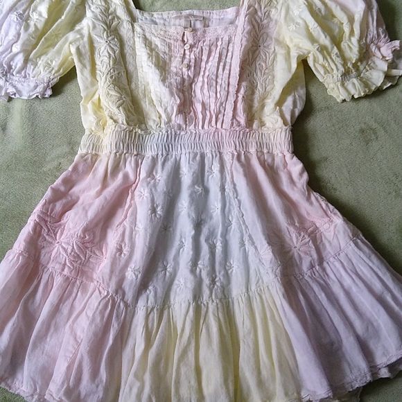 LoveShackFancy Tomasina embroidered dress multi S - Picture 9 of 16